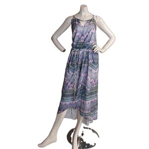 CITY CHIC WOMEN'S AZTEC PRINT HIGH- LOW MAXI DRESS SIZE LARGE